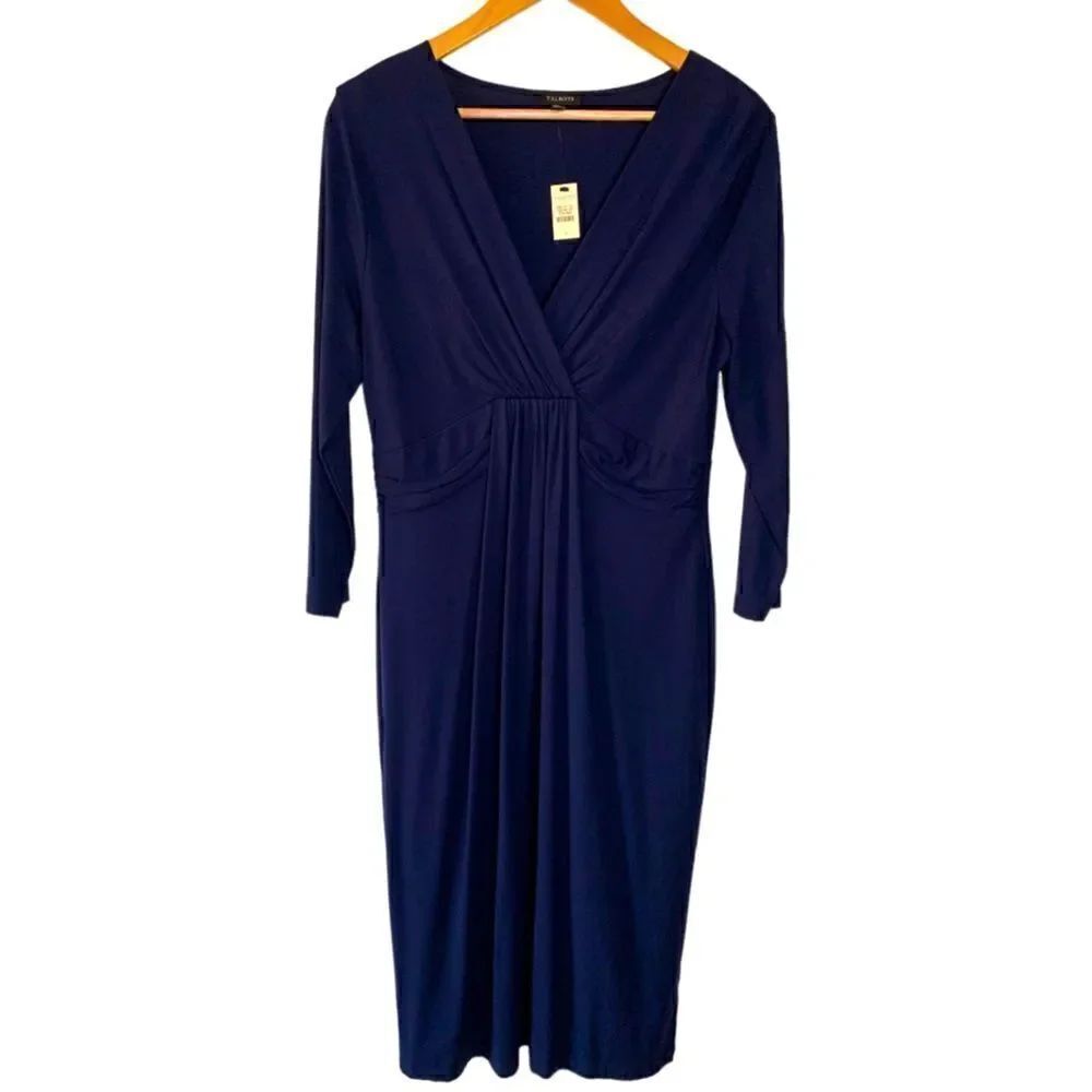 Talbots Jersey Sheath Dress Medium